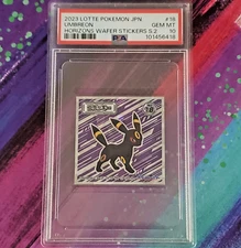 Pop 19! PSA 10 GEM MT Umbreon 18 2023 Lotte Pokémon Wafer Sticker Horizons S2 JP