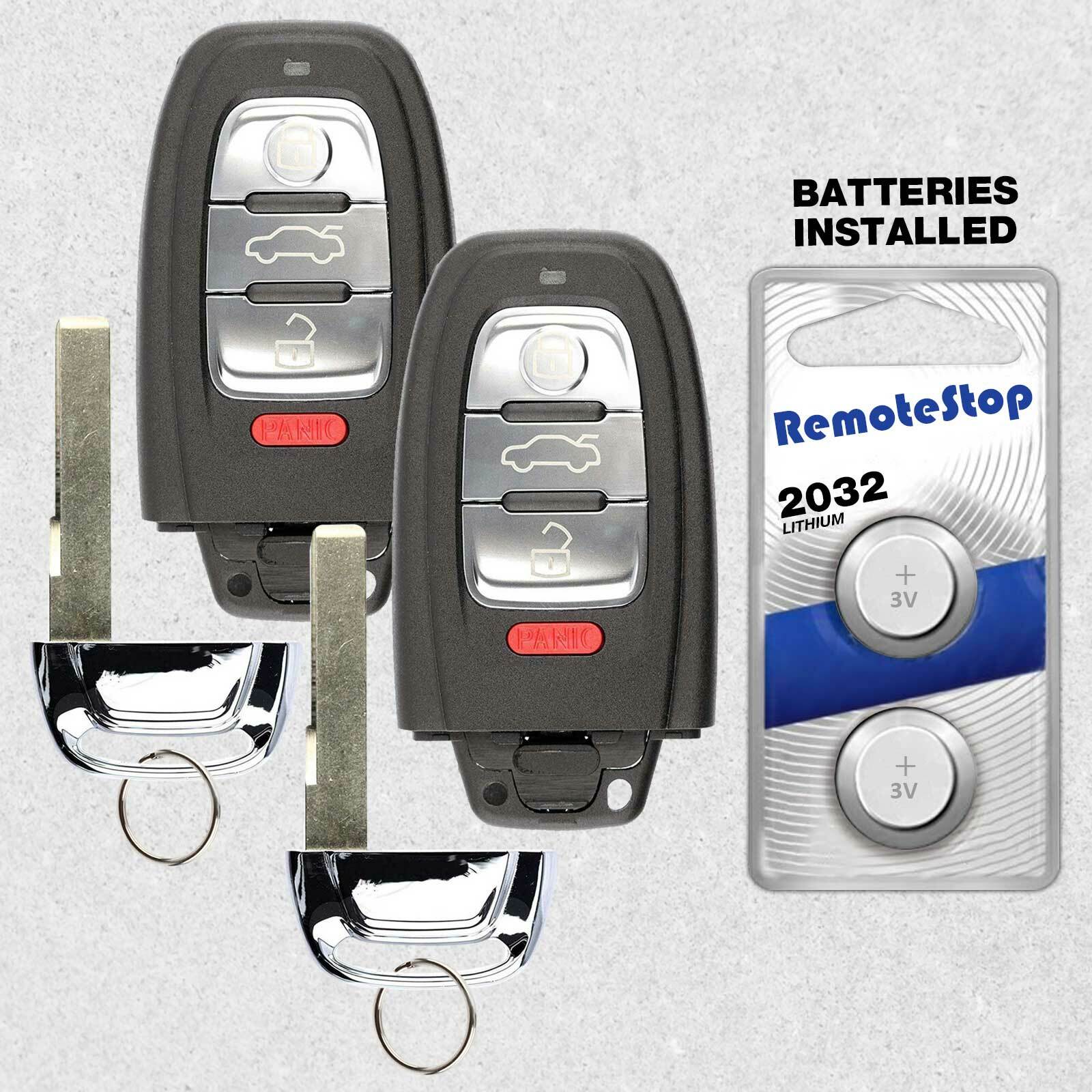 2 For 2010 2011 2012 2013 2014 2015 2016 Audi A4 A5 Q5 Smart Prox Remote Key Fob