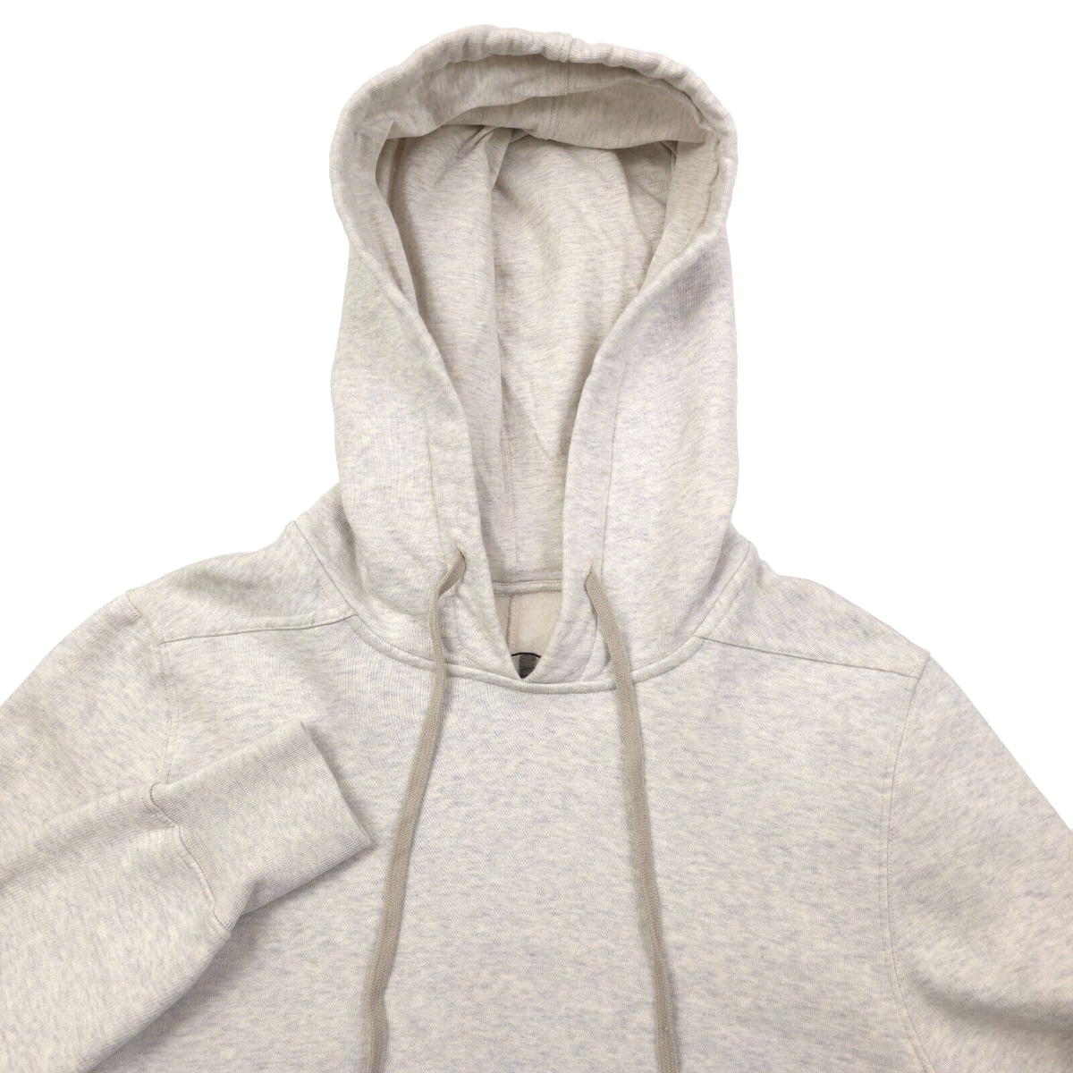$615 Drkshdw Rick Owens Milk Melange Long Pullover Hoodie Mens