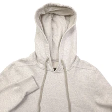 $615 Drkshdw Rick Owens Milk Melange Long Pullover Hoodie Mens Size Small