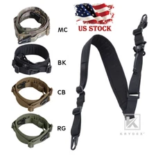 KRYDEX Modular Sling 2 Point / 1 Point Padded Tactical Shooting Sling  