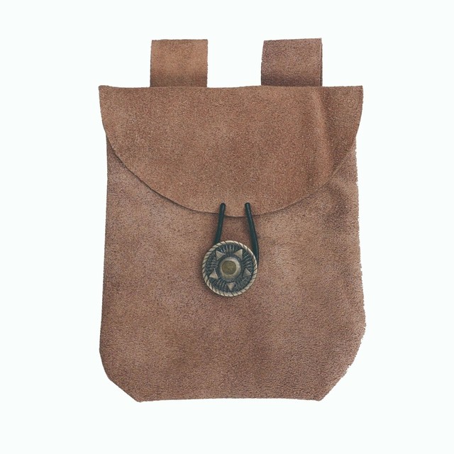 suede coin pouch