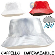 Unisex Waterproof PVC Fisherman's Hat Rain For Men Women Hunting