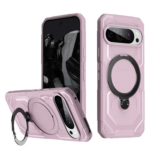 Funda rígida híbrida a prueba de golpes con soporte de anillo magnético para Google Pixel 9 Pro XL/9 Pro/9 - Imagen 35 de 54