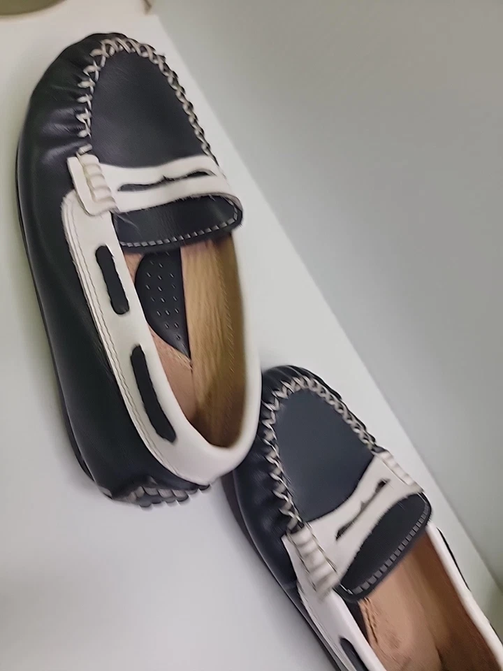 NUEVO Venettini Niños Bebés Niños Gamuza Mocasines Zapatos Mocasín 24US 8 Foto 4 de 4
