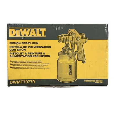 #ad #ad DEWALT DWMT70779 1.4mm 32 oz Siphon Design Latex Paint Air Sprayer $74.99