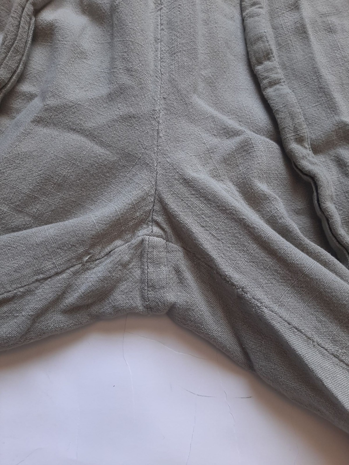 THREAD Supply Button Front Chambray Jumpsuit Slee… - image 10