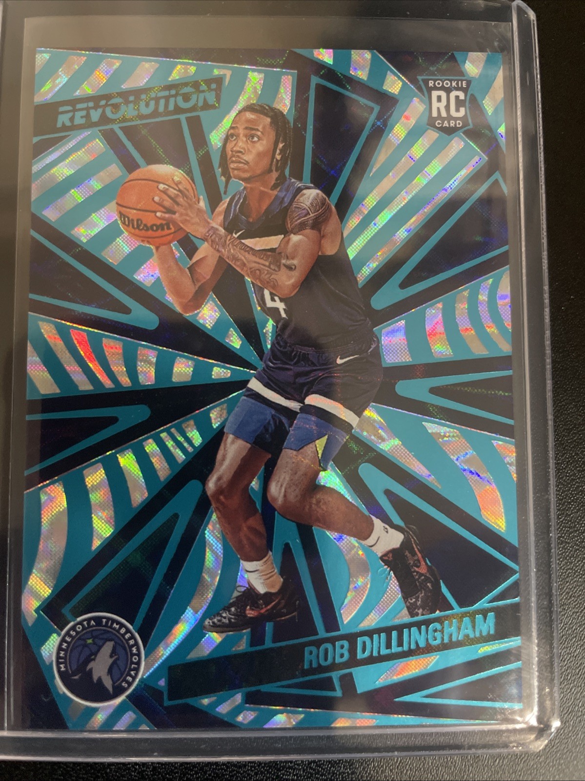2024-25 Panini Revolution Rookies Robert Dillingham #105 Future Frame /60 (RC)