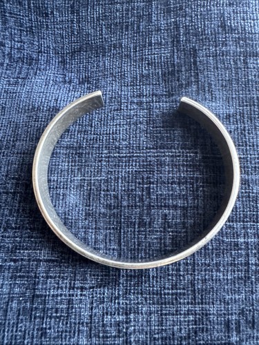 bracciale uomo argento sterling lingotto segno distintivo - Foto 2 di 10
