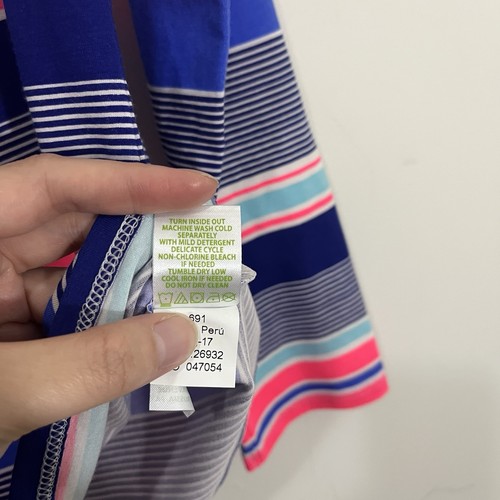 NWT Lilly Pulitzer Size L Audelia Kaleidoscope Jungle Stripe Off Shoulder Top - Picture 8 of 18