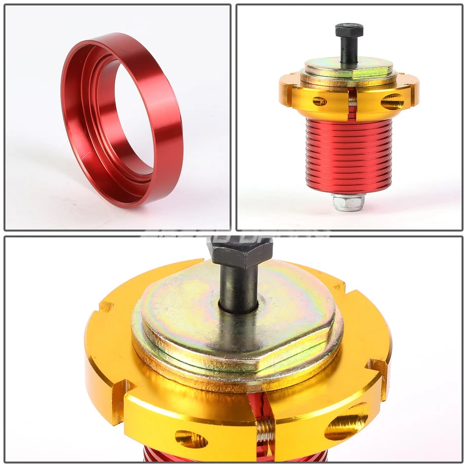 ДЛЯ 12-15 HONDA CIVIC 1-4 «РЕГУЛИРУЕМЫЙ ЧЕРНЫЙ ПРУЖИННЫЙ КОЙЛОВЕР ПОДВЕСКИ ЗАНИЖЕНИЯ - Изображение 4 из 4