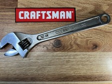 Vintage Craftsman 10 Adjustable Wrench Forged In Usa 944604 Ultrasonic Cleaned