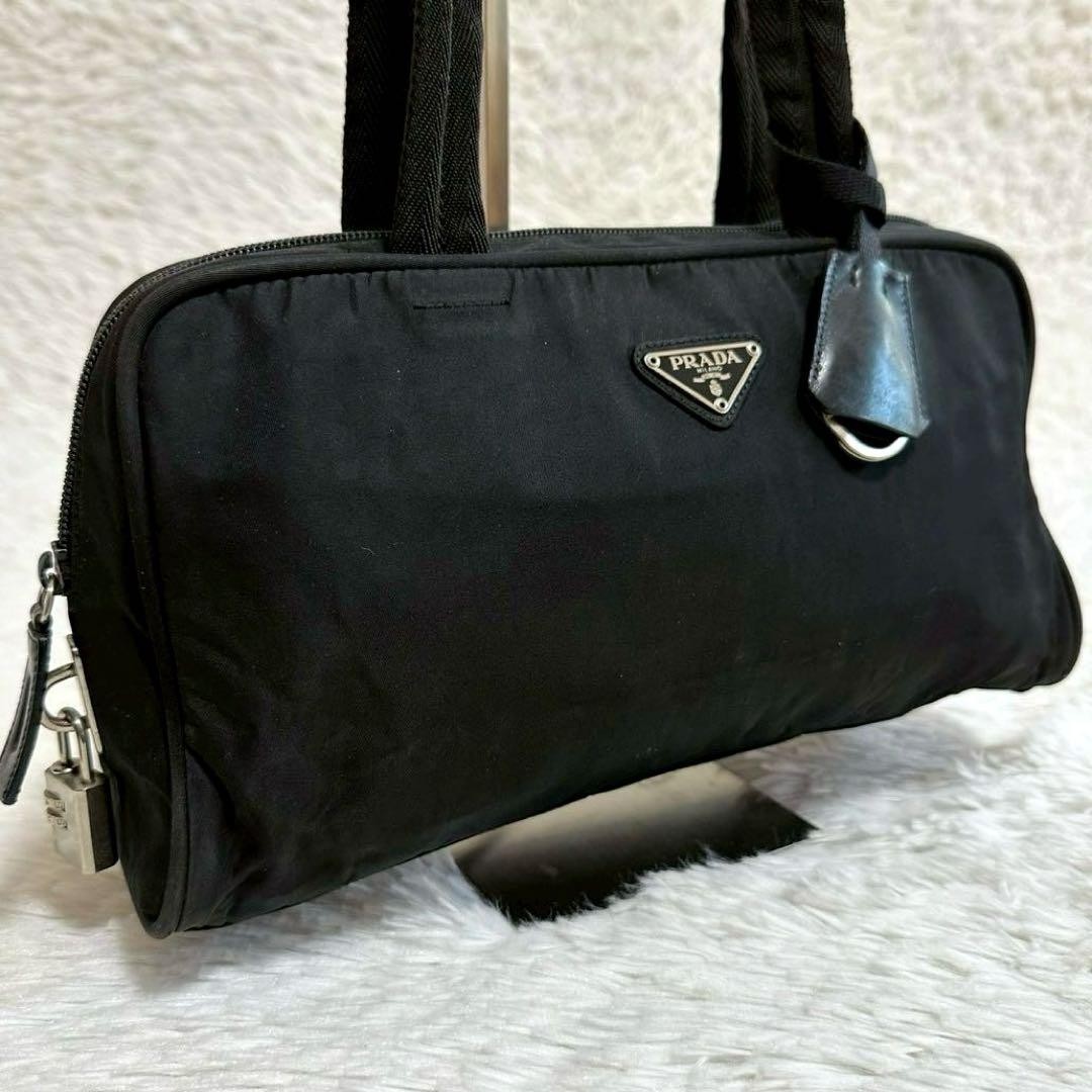 Excellent Condition PRADA Handbag Mini Boston Bag Shoulder Bag Nylon thumbnail 3