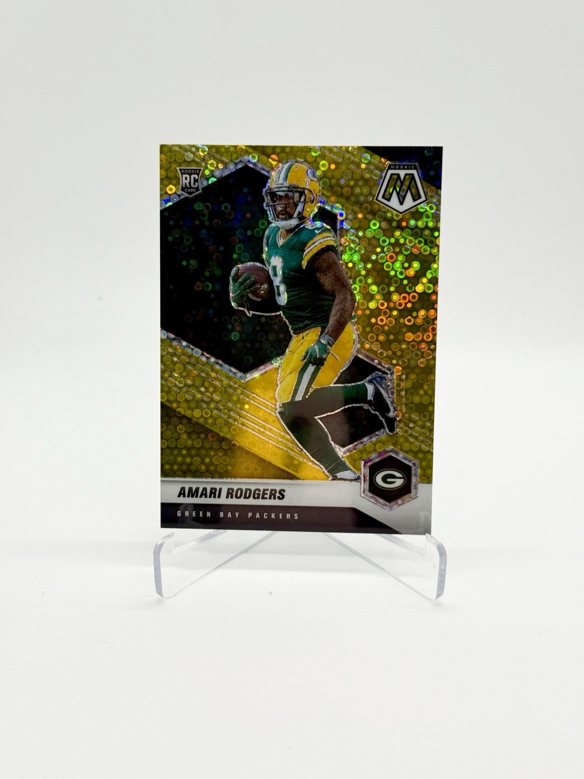 Amari Rodgers Panini Mosaic #388 No Huddle Gold