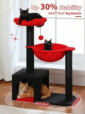 35 Flower Cat Tree Large Metal Frame Hammock Cute Tower Sisal