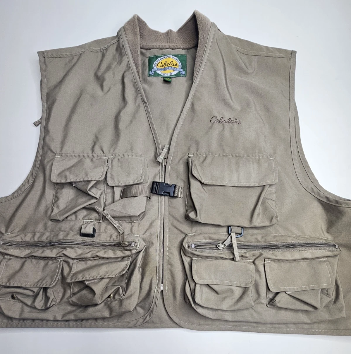Men's CABELA'S Fishing Safari Hunting Vest Size 2XL with Many Pockets