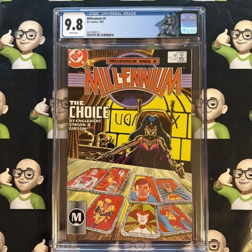 Millennium #4~CGC 9.8~DC~🏷️CUSTOM Batman LABEL🏷️~🔥HIGHEST GRADE🔥TOP POP🔥