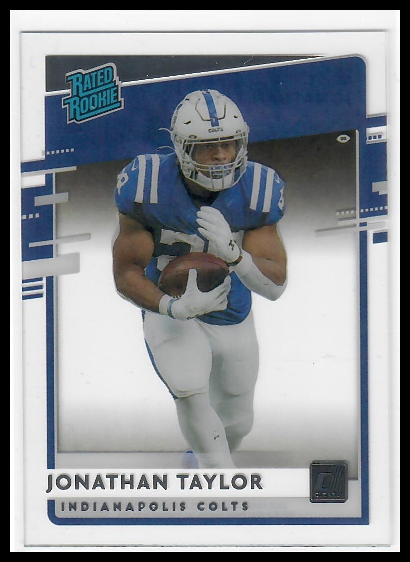 2020 Chronicles #RR-JT Jonathan Taylor Clearly Donruss Rated Rookies Colts