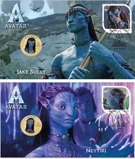 BOTH Avatar Neytiri Postal Numismatic Coins Covers (PNC) Limited Perth Mint