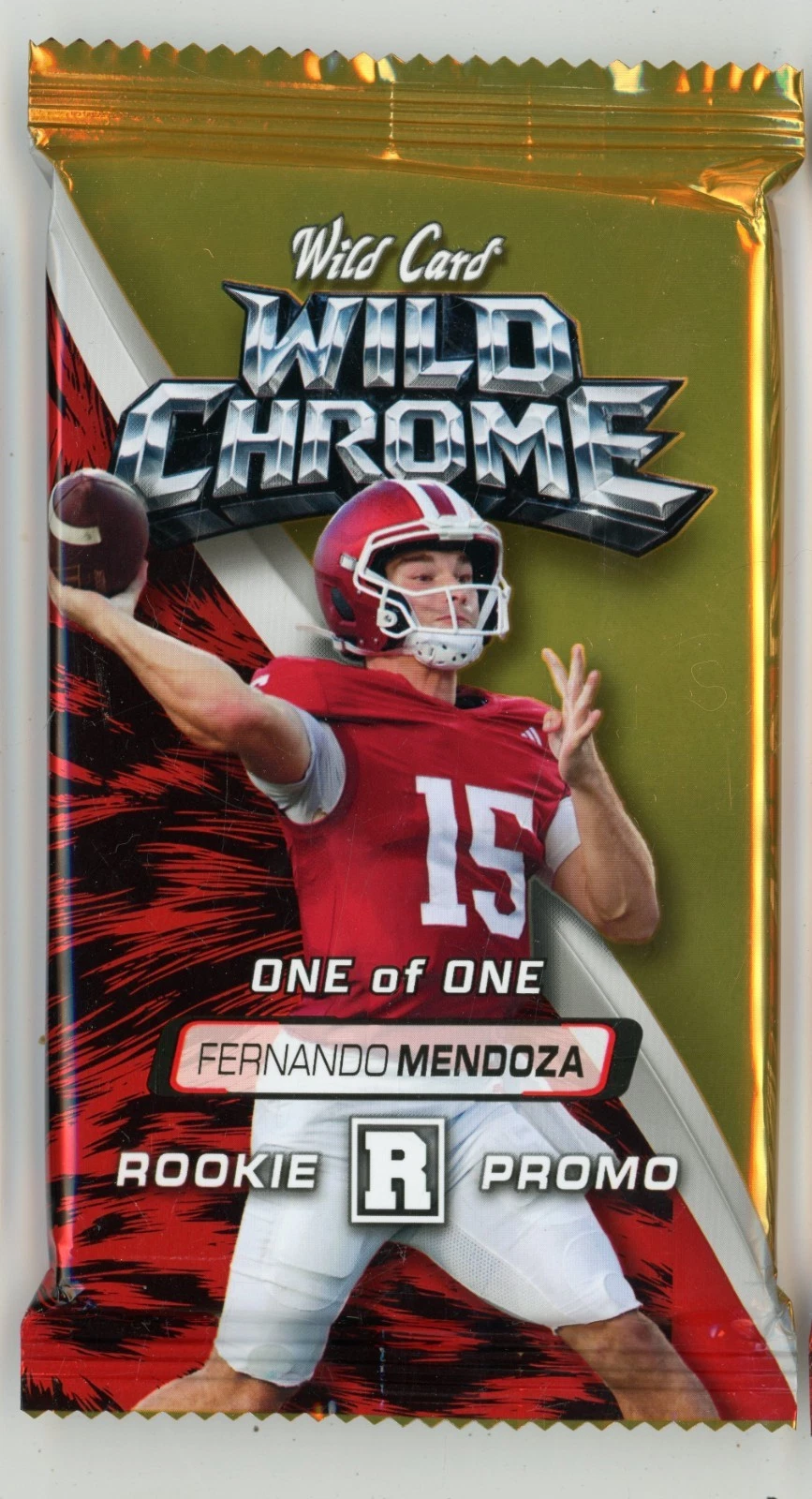2026 Wild Card Wild Chrome Fernando Mendoza 1/1 Rookie Promo Pack
