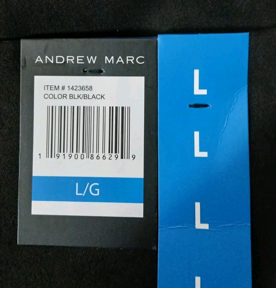 Andrew Marc Pants Size L Soft Faux Suede Pull On Leggings Black Stretch NWT  thumbnail 9