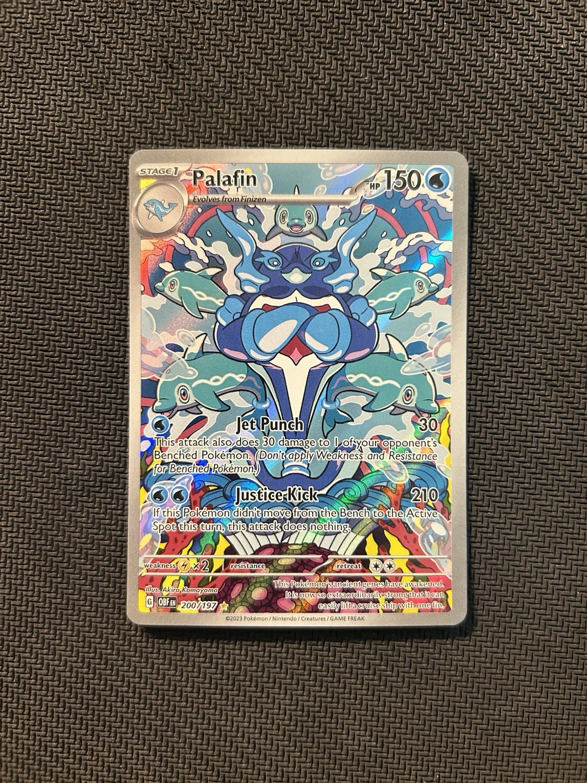 Pokemon TCG Palafin 200/197! NM Condition! See Description!