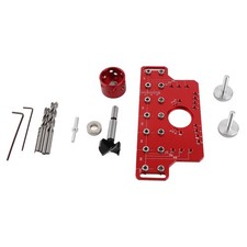 Shelf Pin Hinge Jig 2 In 1 Self Contained Clamping All Metal Cabinet Hardwar NEW