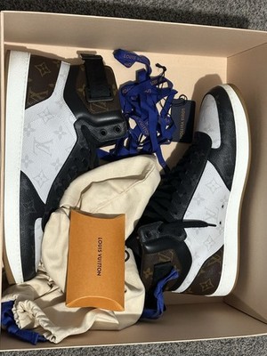 Louis Vuitton Rivoli Sneaker Boot Tricolor Monogram High Top LV9.5 / 10.5M