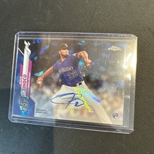 2020 Topps Chrome Jesus Tinoco Colorado Rockies Blue #RA-JT 