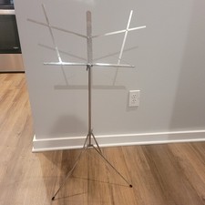 The Hamilton No 400-N Folding Chrome Music Stand Adjustable Height