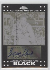 2007 Topps Chrome Printing Plate Black Rookie 1/1 Sean Williams #159 Auto 0mr3