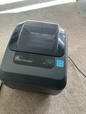 Zebra GK420t Thermal Transfer Label Printer PSU, Power Cable, USB