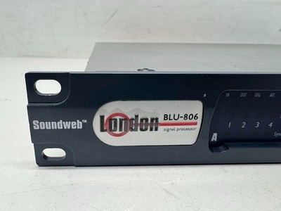 BSS BLU-806 Audio Signal Processor with BLU Link & Ethernet AVB Audio