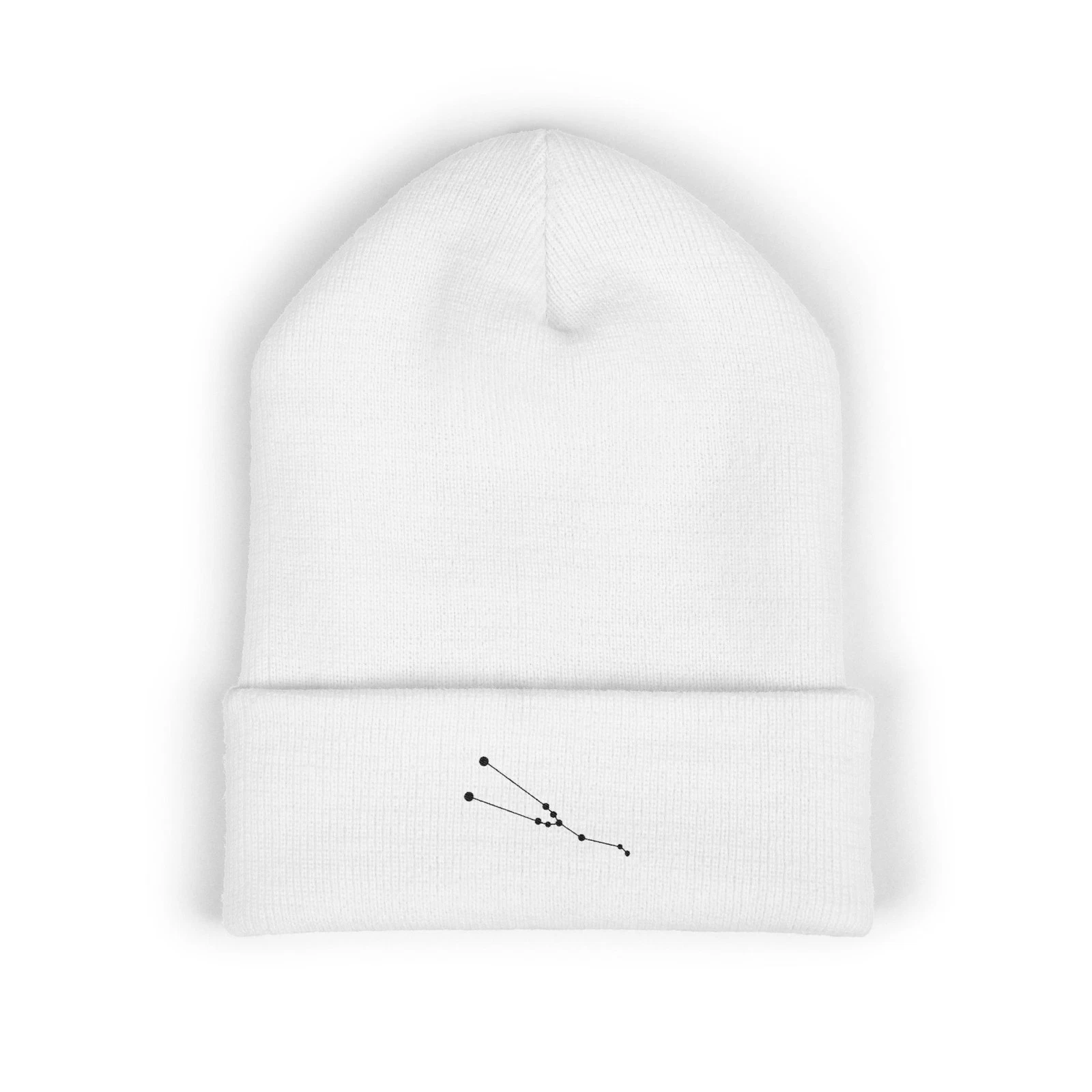 Taurus Zodiac Sign Classic Cuffed Beanie (Embroidery)