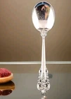 Grande Baroque 44.5 Grms Wallace Sterling Silver 5 7/8" Cream Soup Spoon W_ Mono