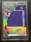 J.J. McCarthy 2024 Phoenix Rookie Silhouettes Patch Auto /75 #RS-JMY Rookie RC