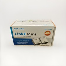 BRITE-VIEW LinkE Mini 500 Mbps Powerline Ethernet Adapter BVP-5100D