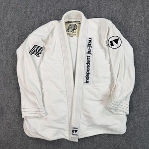 Albino & Preto BJJ Gi Jacket Mens A1 Small White Independent Jiu Jitsu Kimono