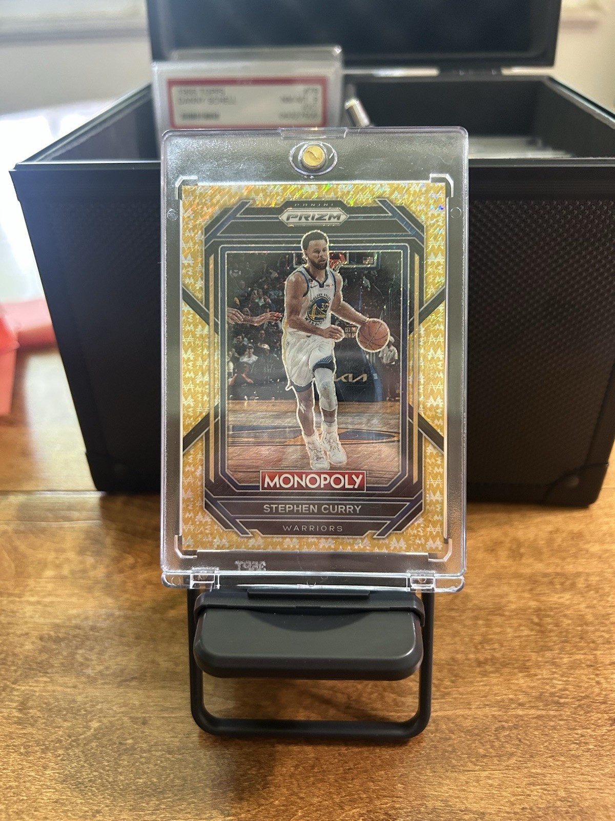 2022-23 Panini Prizm Monopoly Stephen Curry #28 Gold Money Shimmer Prizm /500