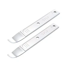  2 Pieces 4140 Pry Tool, Premium Chrome Steel Pry Bars for Auto Trim Removal, 