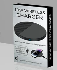 Wireless Fast Charging Adapter Qi Certified 10W