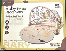 Musical Light-Up Baby Play Gym Playmat, Animal Print, Multicolor JY669-17