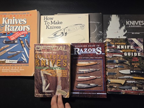Lot Of 6 Knife Collecting Price Reference Guides And Knifemaking Books