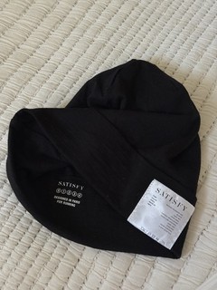 Satisfy Running Merino Running Hat Black