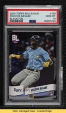 2024 Topps Big League Black Foil 22/25 Osleivis Basabe PSA 10 GEM MT READ 0wc9