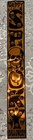 Vintage Halloween | 37”x5” Rare Holographic Orange & Black Felt Decoration — photo 1