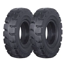 8.25-15 Sentry Tire Duraeco S Tread Forklift Solid Pneumatic Tire | x2 Quantity