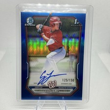 2026 Bowman Chrome COY JAMES AUTO TRUE BLUE #/150 Washington Nationals #CPA-CJ