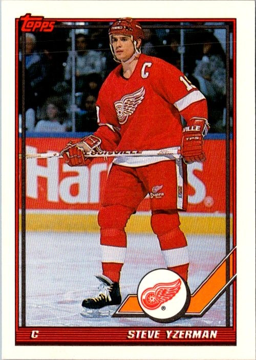 1991-92 Topps #424 Steve Yzerman