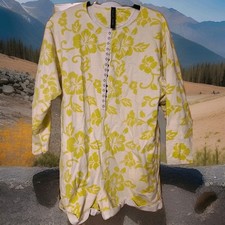 Out From Under Peggy Reversible Romper Playsuit Cotton Floral M Urban Outfitters